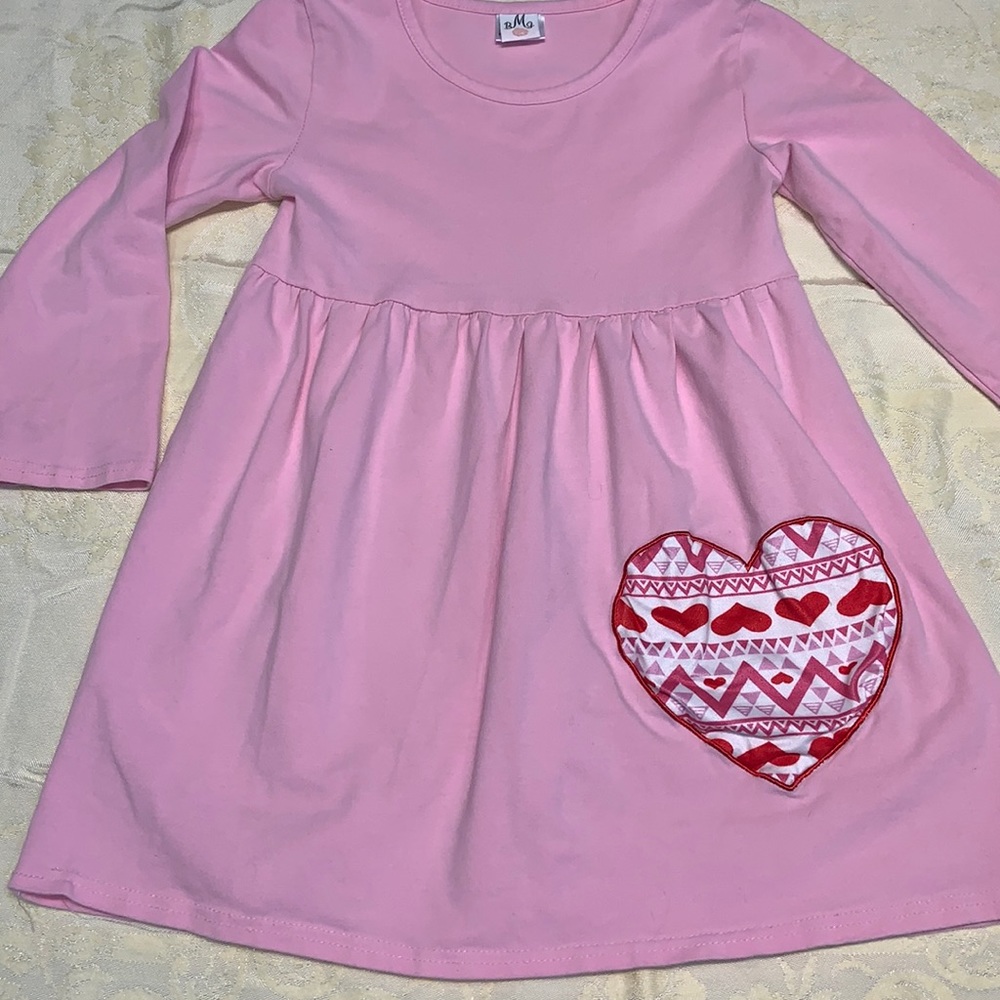 Last chance Pink heart dress